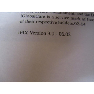 Emerson iFIX Getting Started Guide - Used