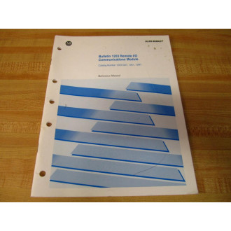 Allen Bradley 74001-001-01 Reference Manual 7400100101 74001-001-01 (B) - Used