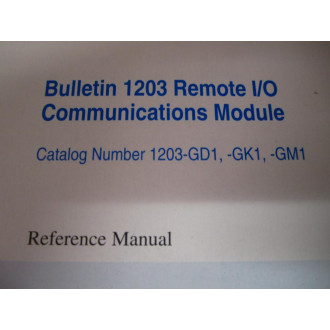 Allen Bradley 74001-001-01 Reference Manual 7400100101 74001-001-01 (B) - Used