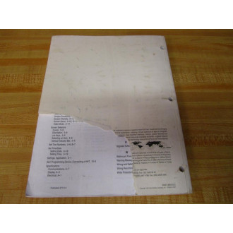 Allen Bradley 40061-360-01 User Manual 40061-360-01(C) - Used