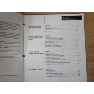 Allen Bradley 404635202 Manual Data Highway - Used