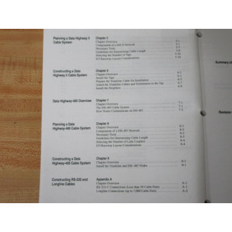Allen Bradley 404635202 Manual Data Highway - Used