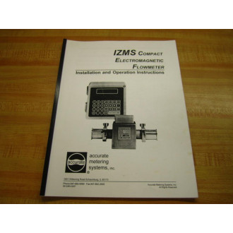 Accurate Metering IM-IZMS-0297 InstallationOperation IMIZMS0297 - Used