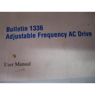 Allen Bradley 159922 Bulletin 1336 User Manual - Used