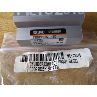 SMC CDQP2B25-15D-A73L Compact Cylinder CDQP2B2515DA73L