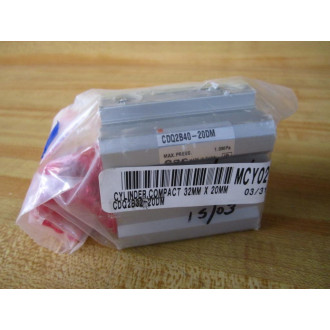 SMC CDQ2B32-20DM Compact Cylinder CDQ2B3220DM