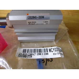 SMC CDQ2B32-20DM Compact Cylinder CDQ2B3220DM