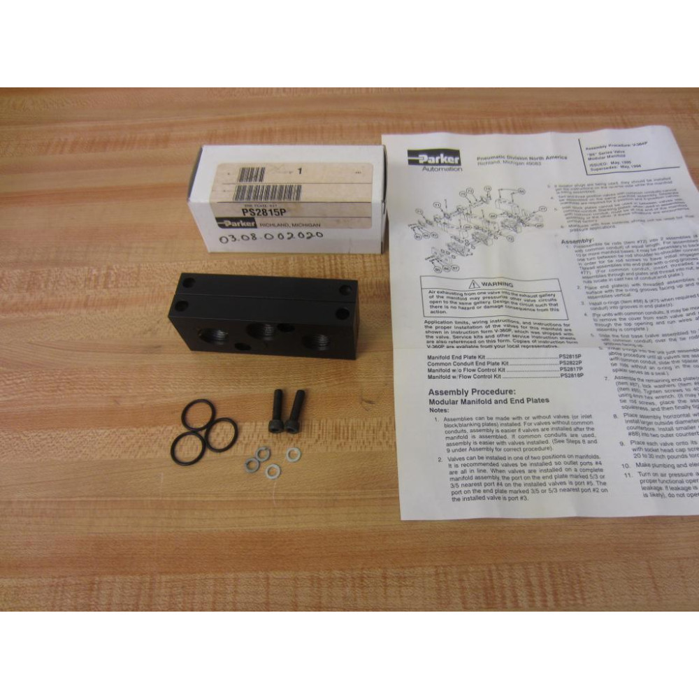 Parker PS2815P End Plate Kit