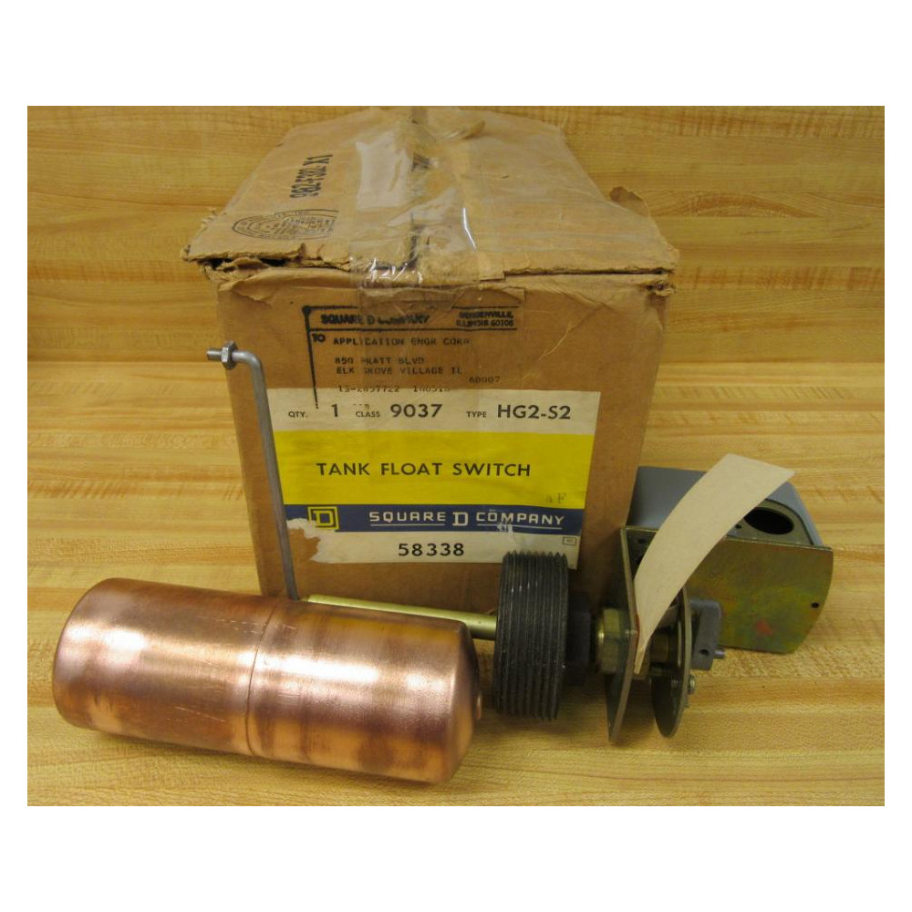 Square D 9037-HG2-S2 Tank Float Switch 9037HG2S2