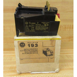 Allen Bradley 193-BSB-80 Overload Relay 193BSB80 5.5-8.0A Series A