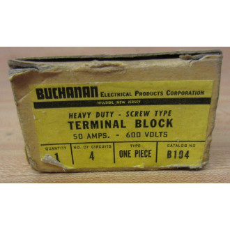 Buchanan B104 Terminal Block