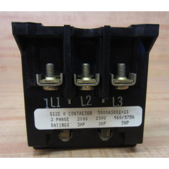 Joslyn Clark 5000A3001-11 Contactor 5000A300111 - Used