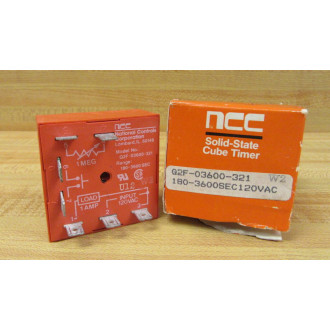 National Controls Coporation Q2F-03600-321 Cube Timer Q2F03600321