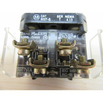 Allen Bradley 800T-B Pushbutton 800TB Red w800T-XA - New No Box