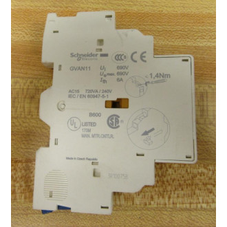 Telemecanique GVA-N11 Schneider Block 034348 - New No Box