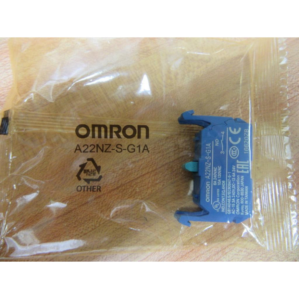 Omron A22NZ-S-G1A Contact Block A22NZSG1A