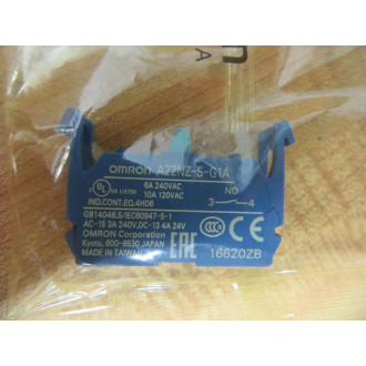 Omron A22NZ-S-G1A Contact Block A22NZSG1A