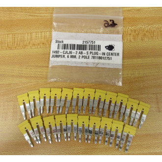 Allen Bradley 1492-CJLJ6-2 Center Jumpers 1492CJLJ62 (Pack of 22)