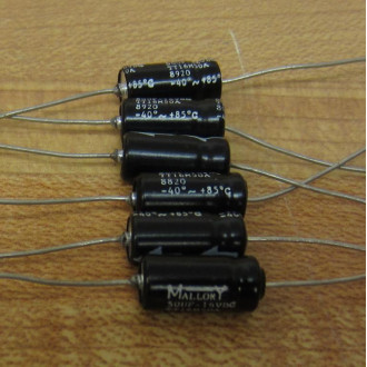 Mallory TT16M50A Capacitor 50 UF-16 VDC (Pack of 6) - New No Box