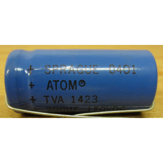 Sprague TVA-1423 Part TVA1423 200µF 150VDC Blue (Pack of 2)