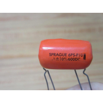 Sprague 6PS-P10 Capacitor 6PSP10 600DC Orange (Pack of 4) - New No Box