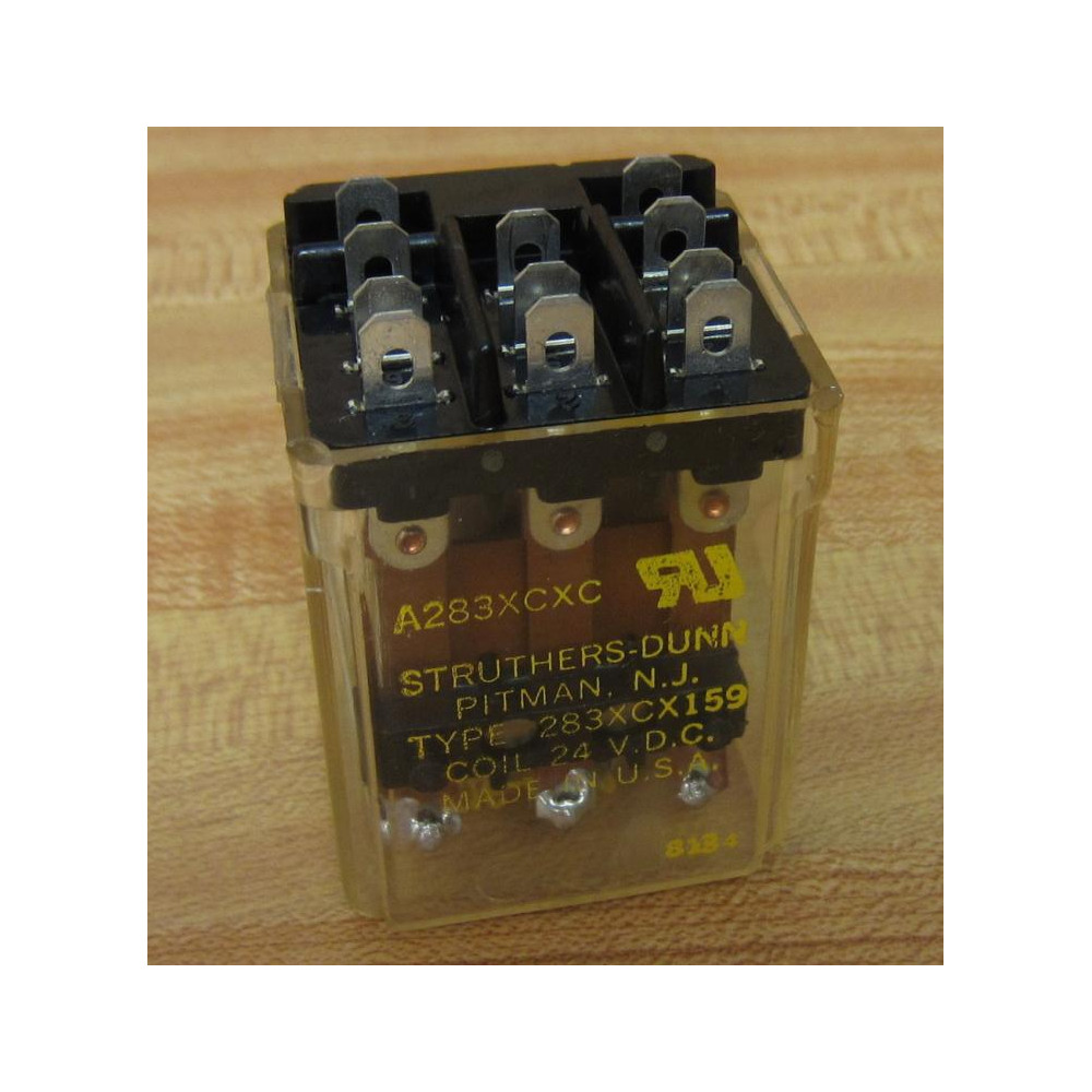 Struthers Dunn 283XCX159 24VDC Relay 24 V.D.C. - New No Box