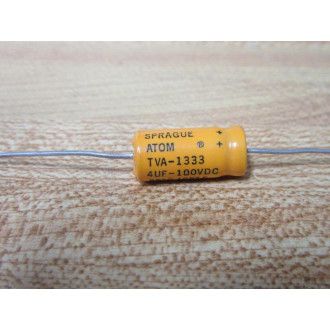 Sprague TVA-1333 Capacitor TVA1333 4UF 100VDC Orange (Pack of 11) - New No Box