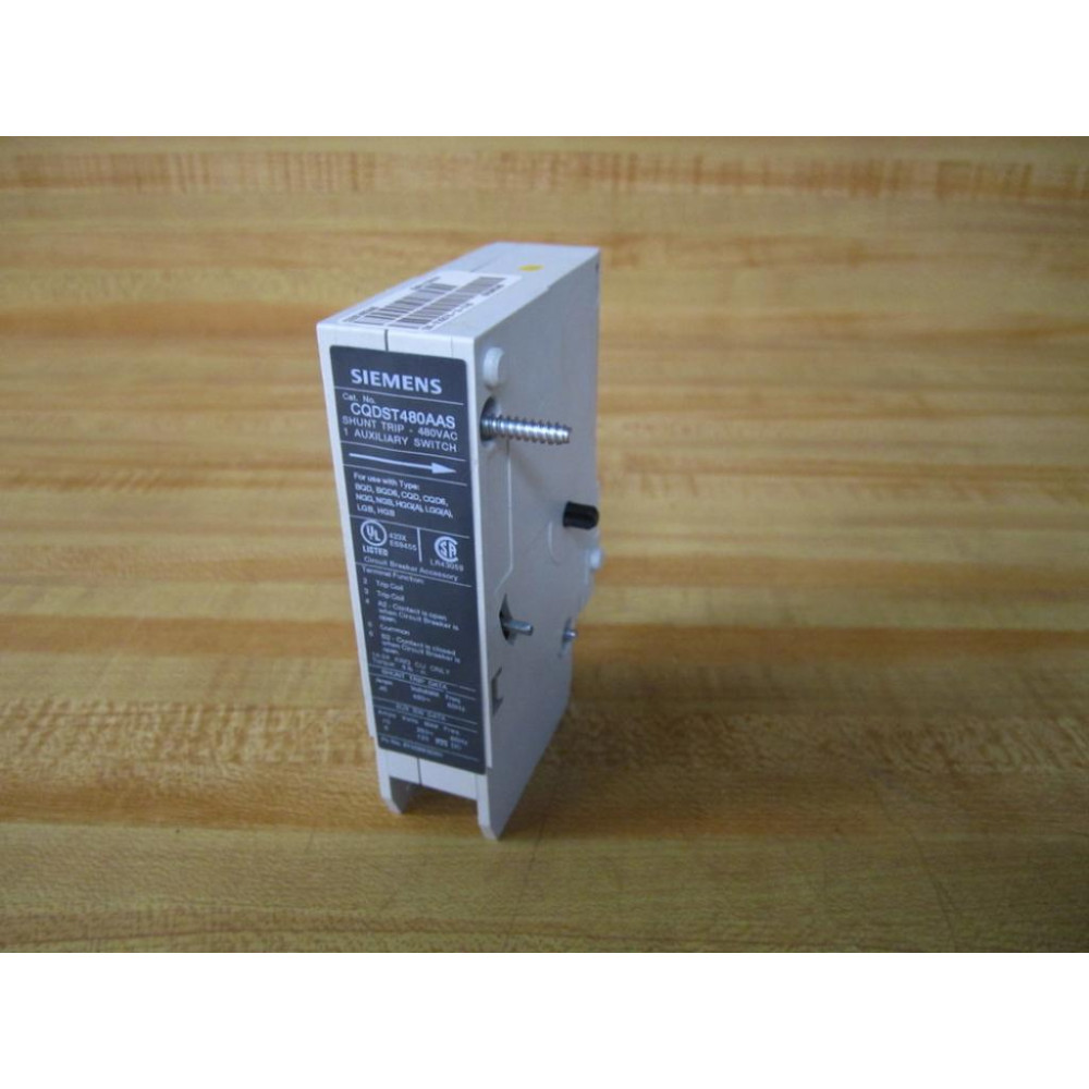 Siemens CQDST480AAS Shunt Trip & Aux.Switch Combo - New No Box