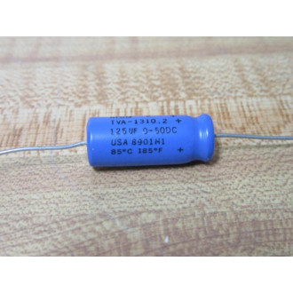 Sprague TVA-1310.2 Capacitor TVA13102 125µF, Blue (Pack of 7) - New No Box