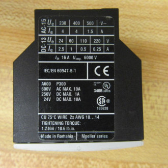 Eaton Cutler Hammer Moeller DIL-M32-XHI22 Contactor XTCEXFCC22 - New No Box