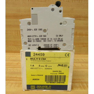 Square D 24459 Merlin Gerin Breaker 1A MG24459 Schneider