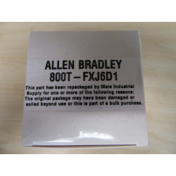 Allen Bradley 800T-FXJ6D1 Push Pull Switch