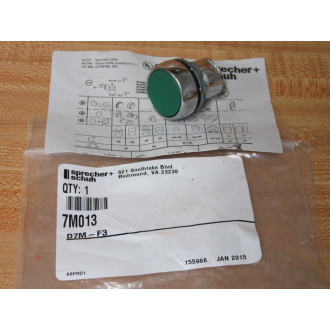 Sprecher+Schuh D7M-F3 Push Button D7MF3