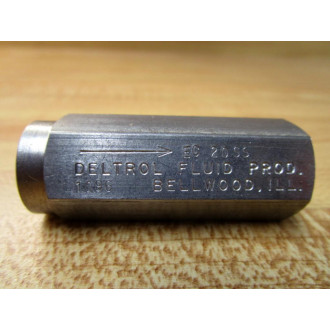 Deltrol EC 20SS Check Valve EC20SS