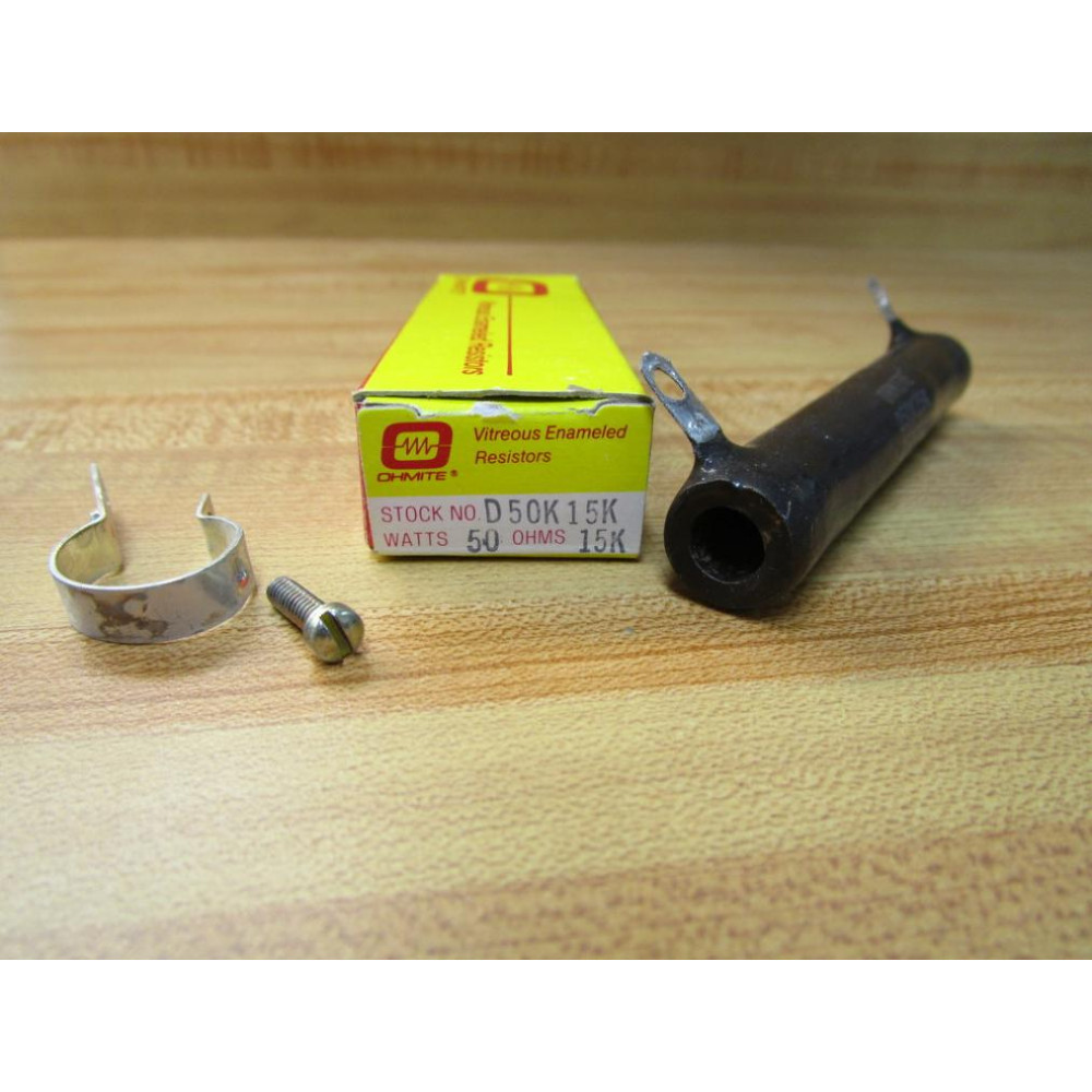 Ohmite D50K15K Resistor 15 Ohms 50 Watts