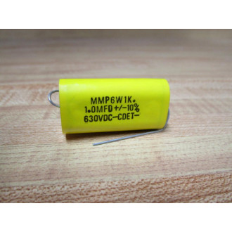 Cornell Dubilier MMP6W1K Capacitor 1.0MFD 630VDC (Pack of 6) - New No Box