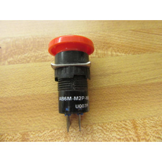 IDEC AB6M-M2P-MR Push Button AB6MM2PMR - New No Box