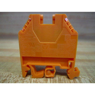 Weidmuller Wieland WK4U Terminal Block WK4U Orange (Pack of 4) - New No Box