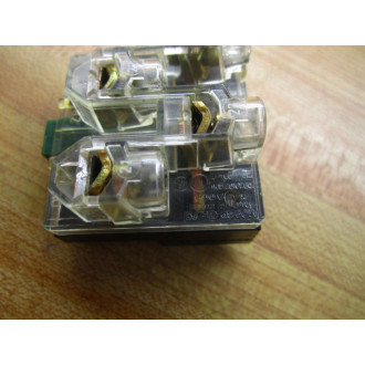 Telemecanique ZB2RB91 Selector Switch W 2 Contacts Contact Only - Used