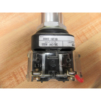Allen Bradley 800T-QT10R Red Pilot Light 800TQT10R - New No Box