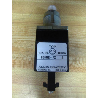 Allen Bradley 800MR-FX Small PushPull Unit 800MRFX E-StopRed Cap - Used