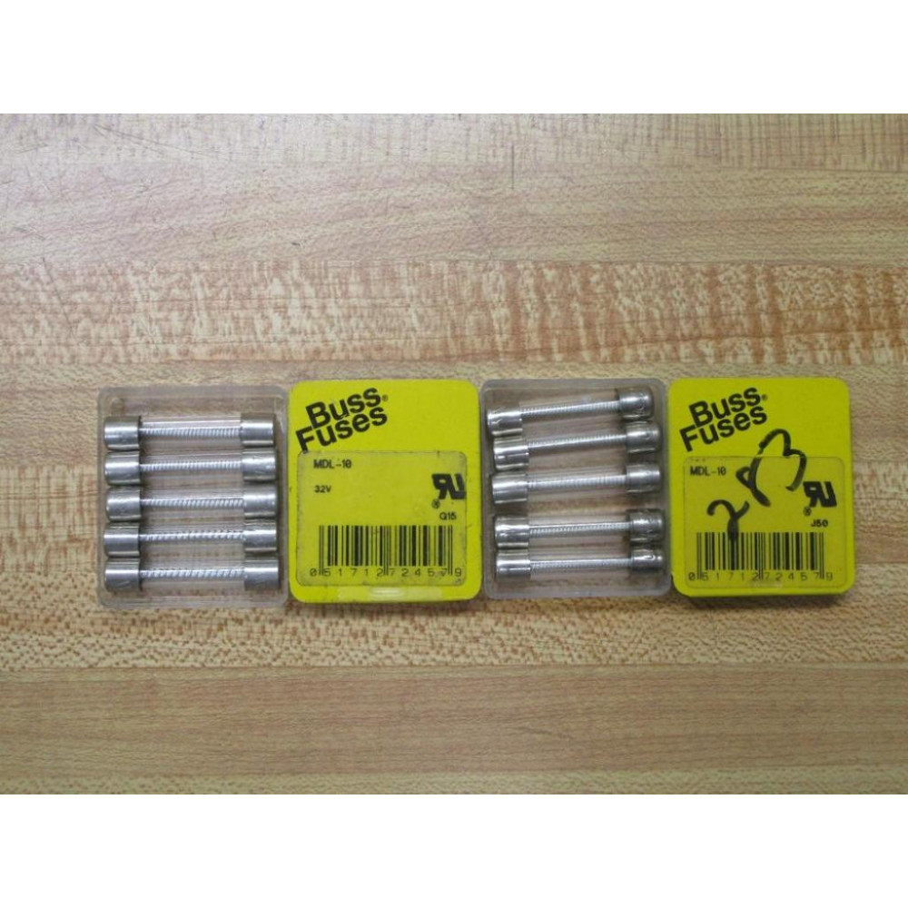 Buss MDL-10 Bussmann Fuse Cross Ref 1CM29 Formerly 3AG-SB Wirewound (Pack of 10)