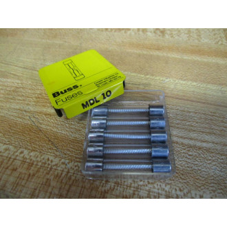 Buss MDL-10 Bussmann Fuse Cross Ref 1CM29 Formerly 3AG-SB Wirewound (Pack of 10)