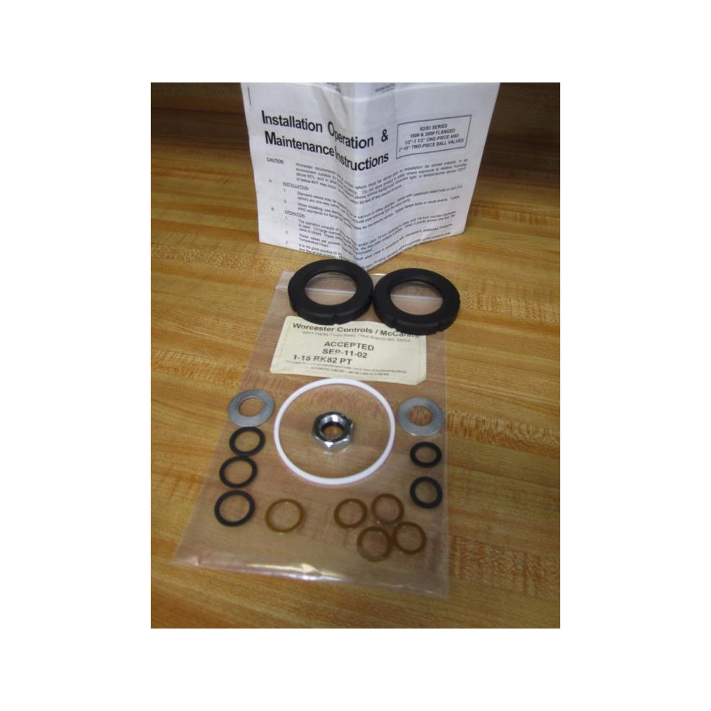 Worcester Controls 1-15 RK82 PT Valve Repair Kit 115RK82PT