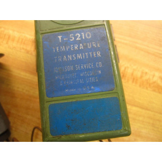 Johnson T-5210 Temp.Transmitter T5210 0-100° F 8' Tube 4 - Used