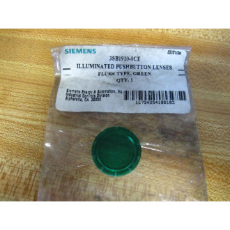Siemens 3SB1910-0CE Green Push Button Lens 3SB19100CE