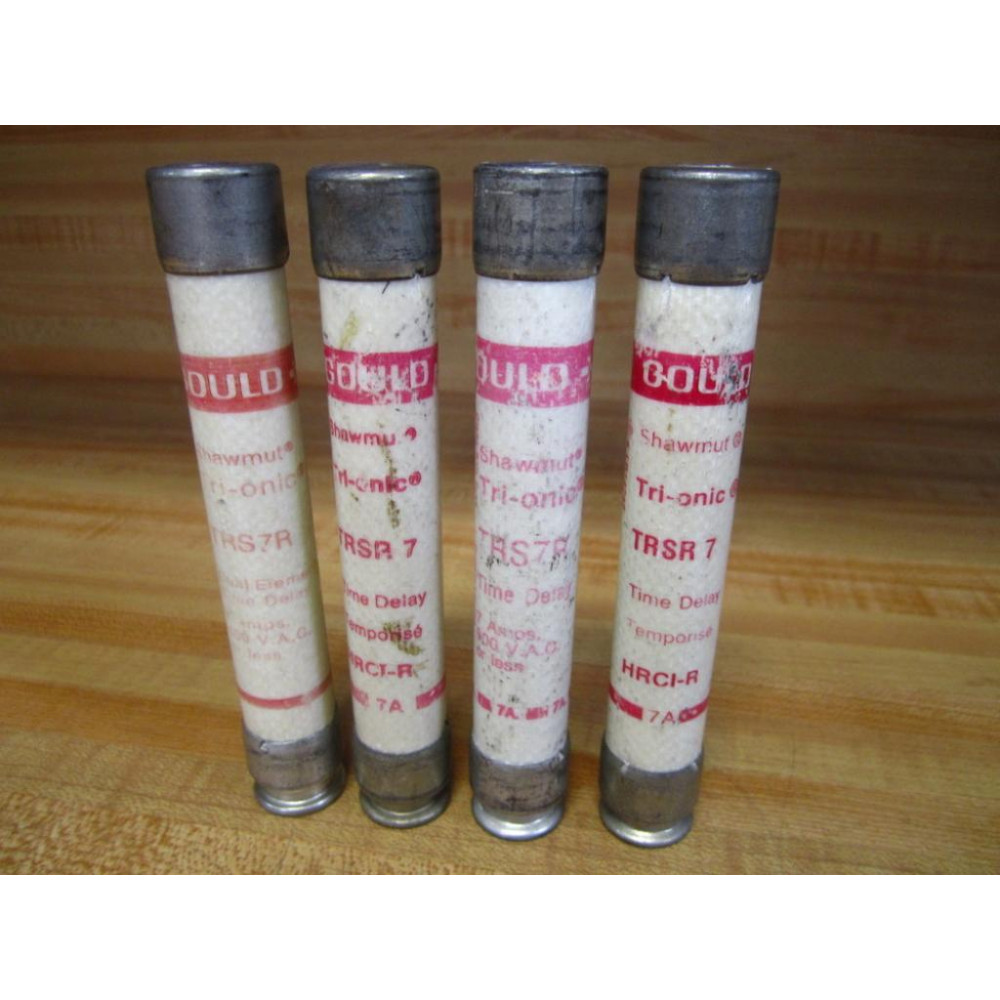 Gould Shawmut Ferraz Trionic TRSR-7 Fuse TRSR7 (Pack of 4) - Used