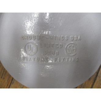 Crouse & Hinds VXT 20 VXT20 Fixture Fitting With Lamp - New No Box
