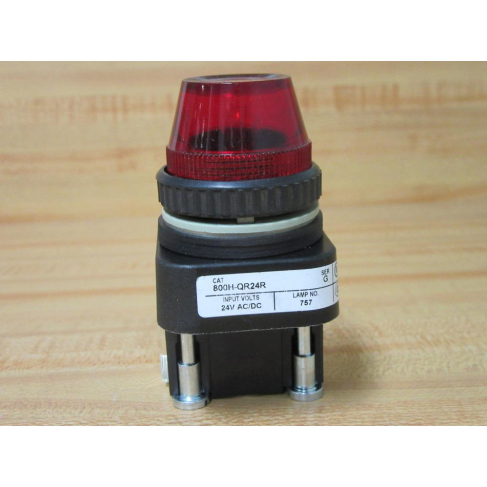 Allen Bradley 800H-QR24R Pilot Light 800HQR24R - New No Box
