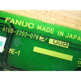 Fanuc A16B-2202-0782 Board A16B-2202-078206B - Parts Only